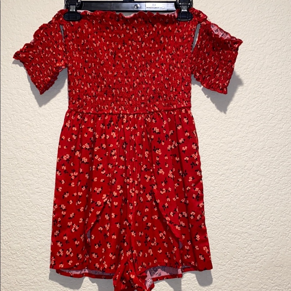 Off the shoulder romper